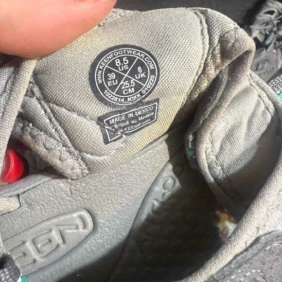 Keen Whisper Women’s Hiking Walking Sandals - Size 8.5, Gray / Peacock - Picture 8 of 9